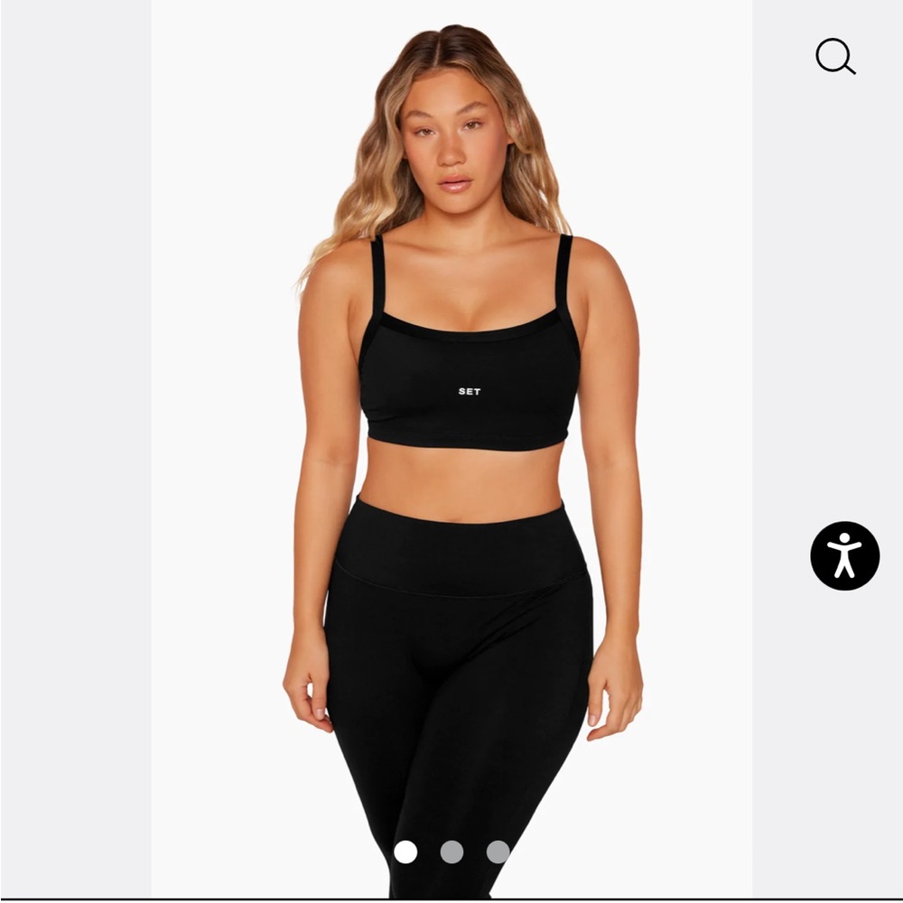 SPORTBODY™ SCOOP BRA - ONYX size xs